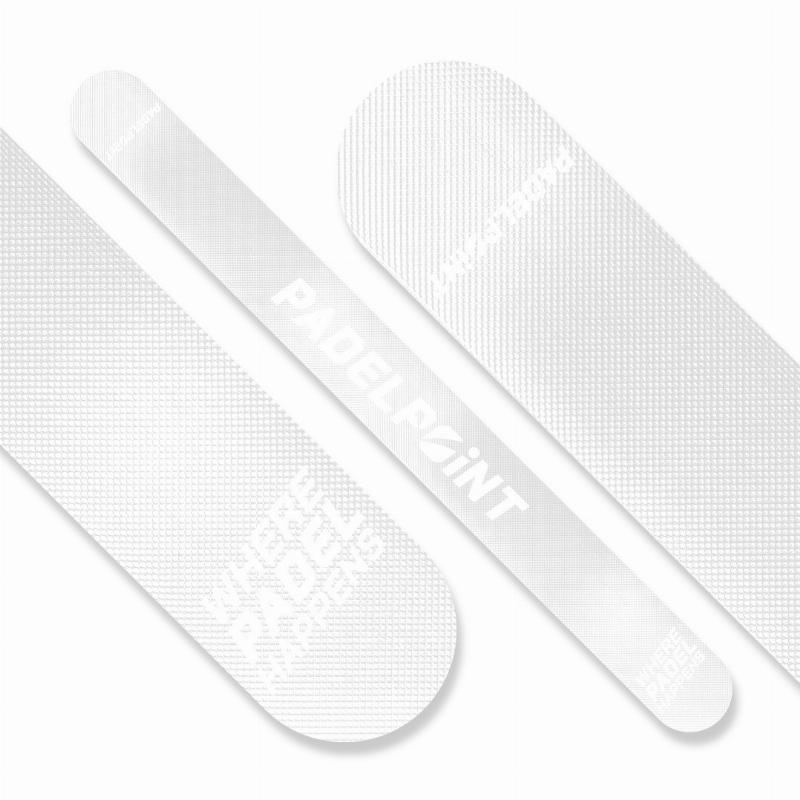 Protector PadelPoint Transparente Rugoso Logo Big
