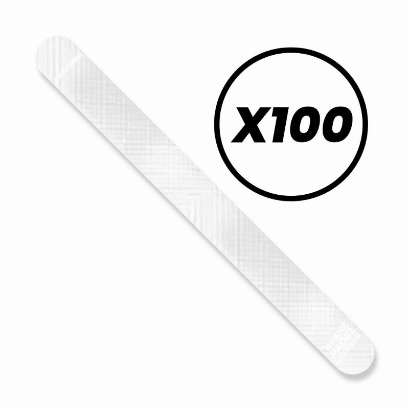 Protector PadelPoint Transparente Rugoso Logo Small x100
