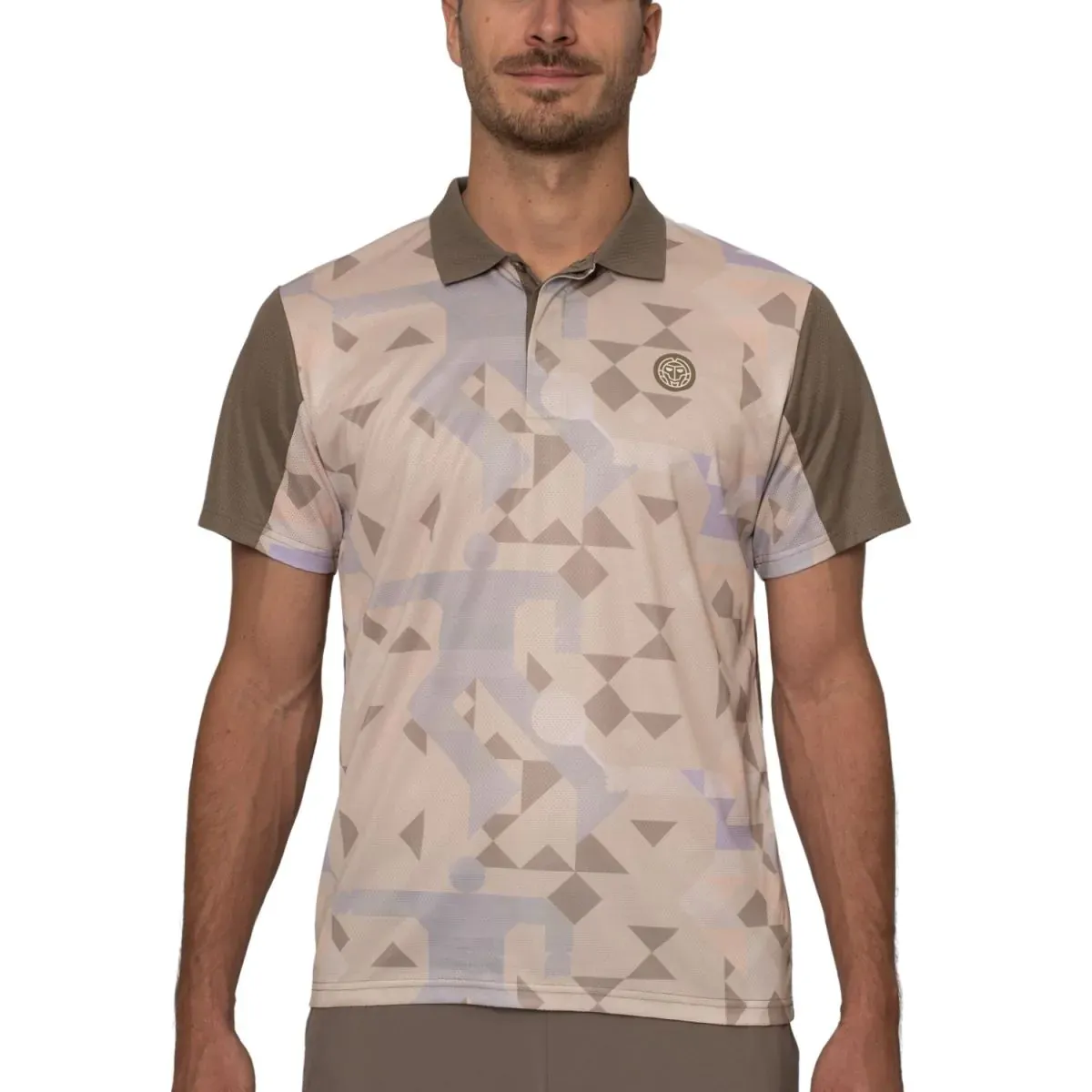 Polo Bidi Badu Paris Beige Marron