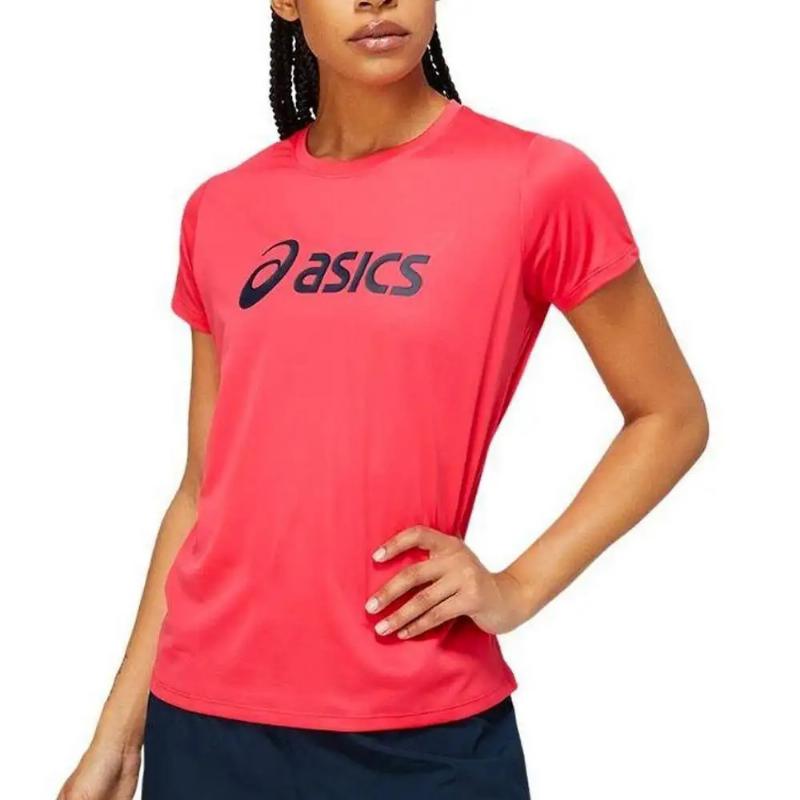 Camiseta Asics Silver Top Rosa Mujer