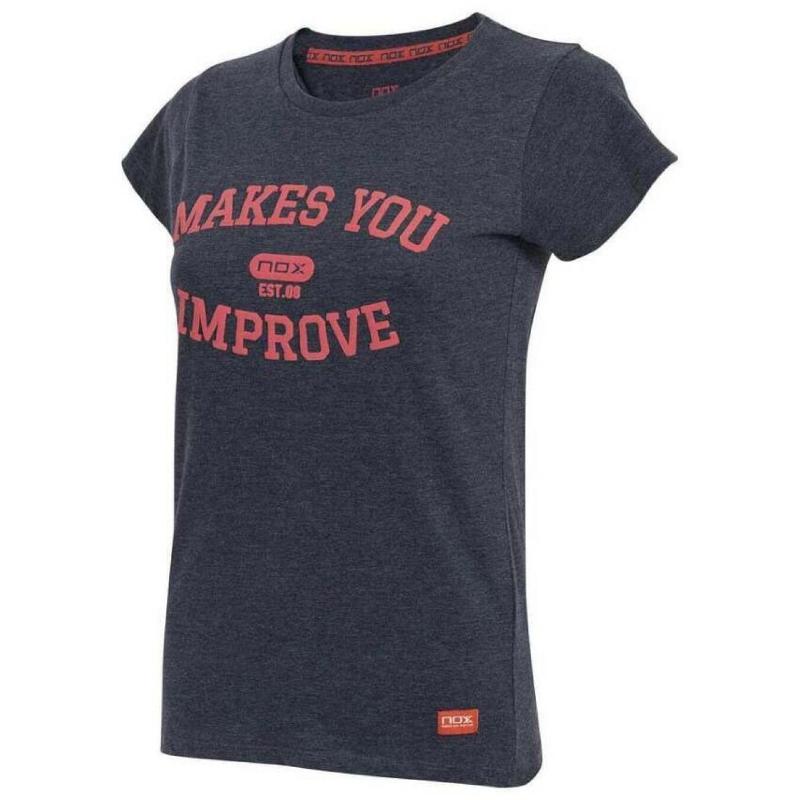Camiseta Nox Basic Azul Marino Mujer