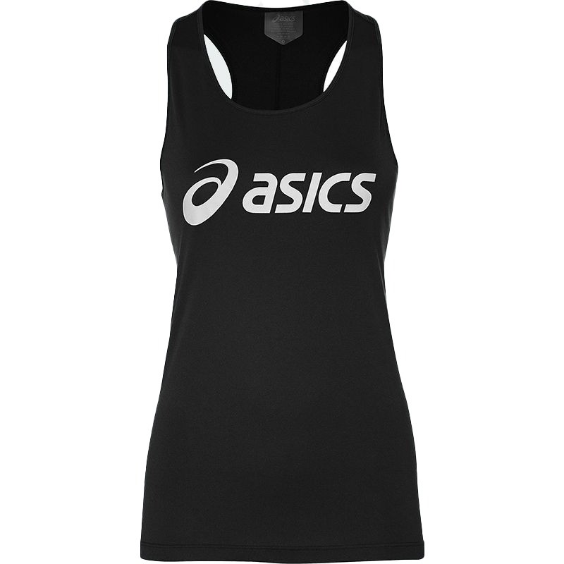 Camiseta Asics Silver Negro Mujer