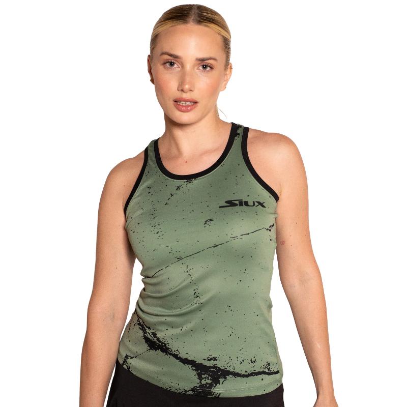 Camiseta Siux Splash Verde Mujer