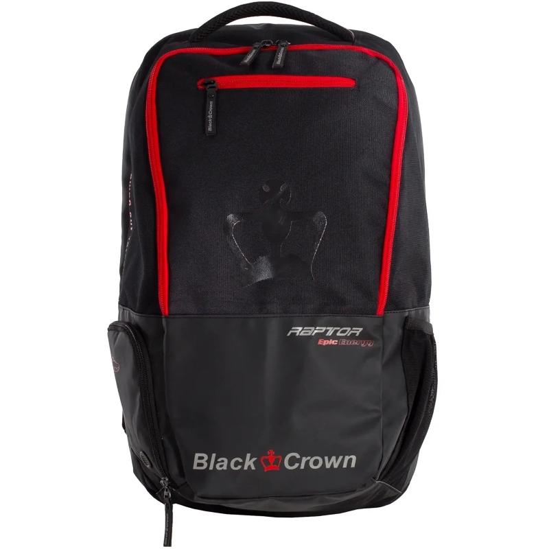 Mochila Black Crown Raptor Negro Rojo