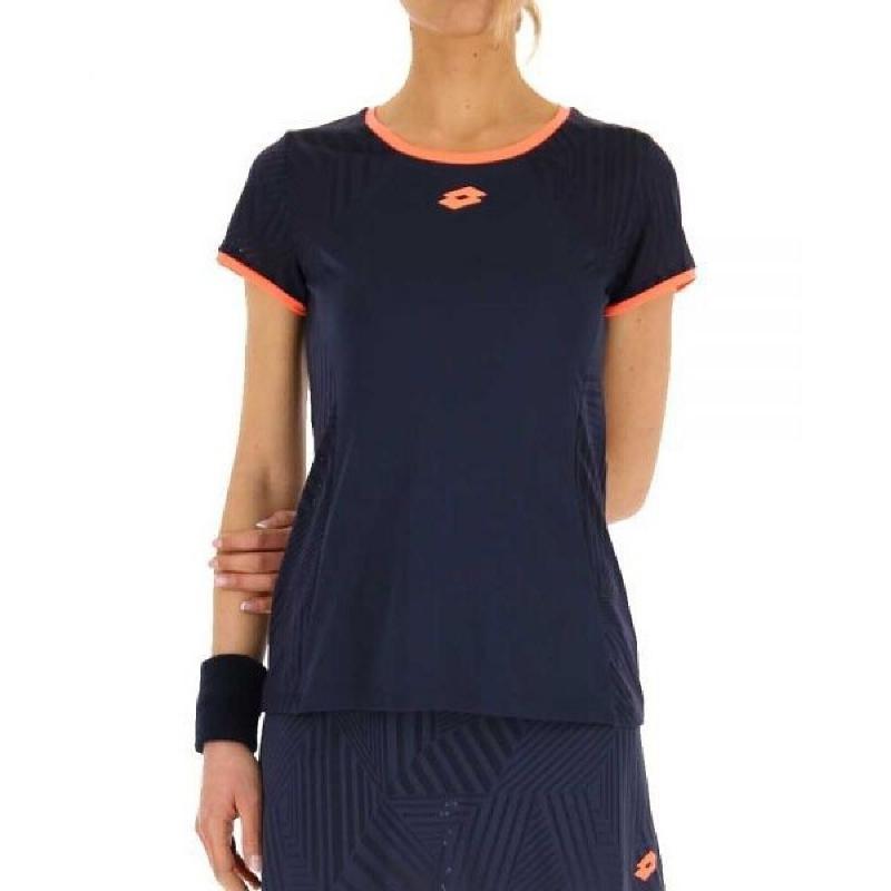 Camiseta Lotto Superrapida V Azul Marino Mujer