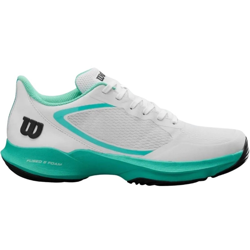 Zapatillas Wilson Hurakn Lite Blanco Turquesa Negro Mujer