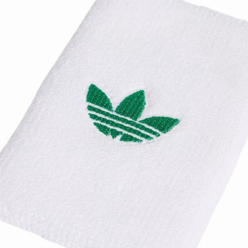 MuÃ±equeras Adidas Originals Largas Blanco Verde 2 Unidades