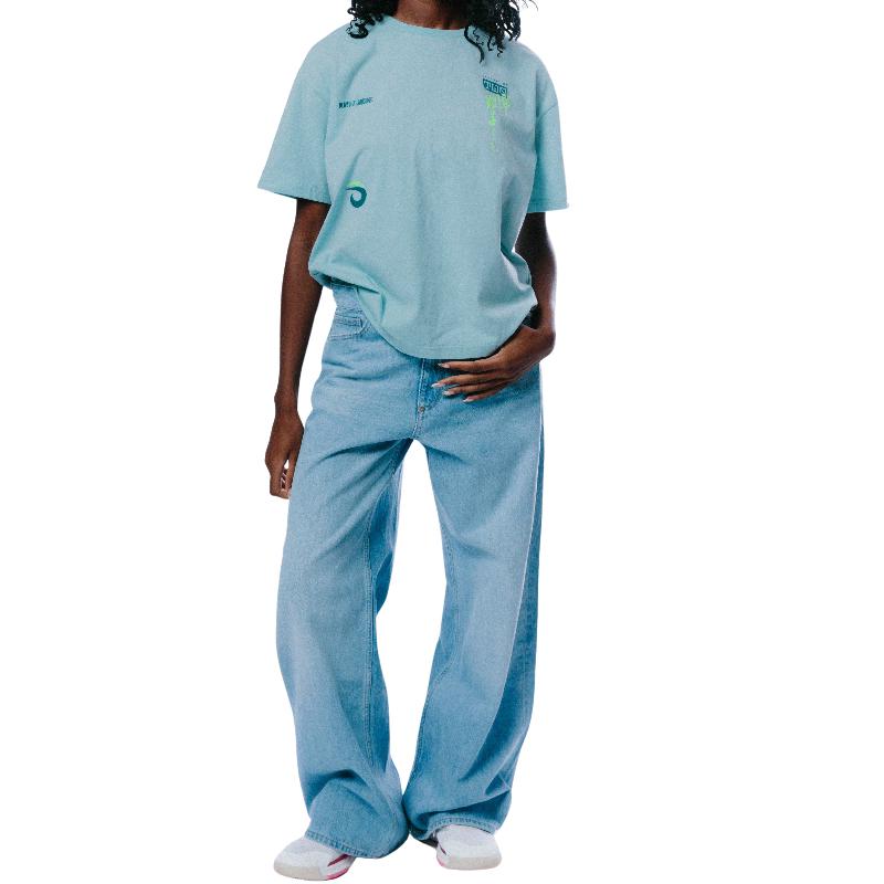 Camiseta Lok Ashur Menta Mujer
