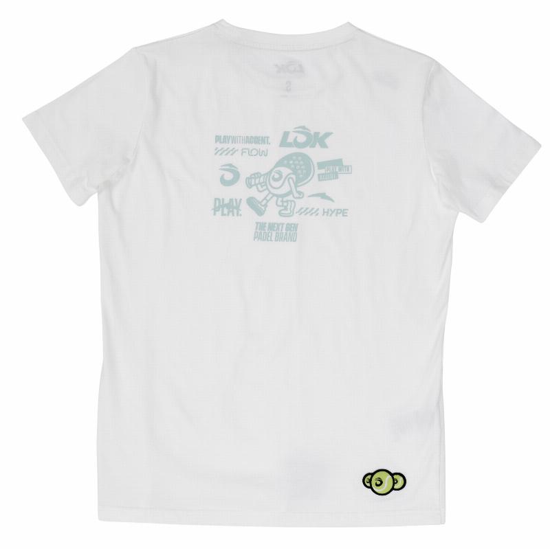 Camiseta Lok Liner Blanco Mujer