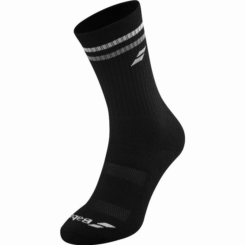 Calcetines Babolat Team Negro Blanco 1 Par
