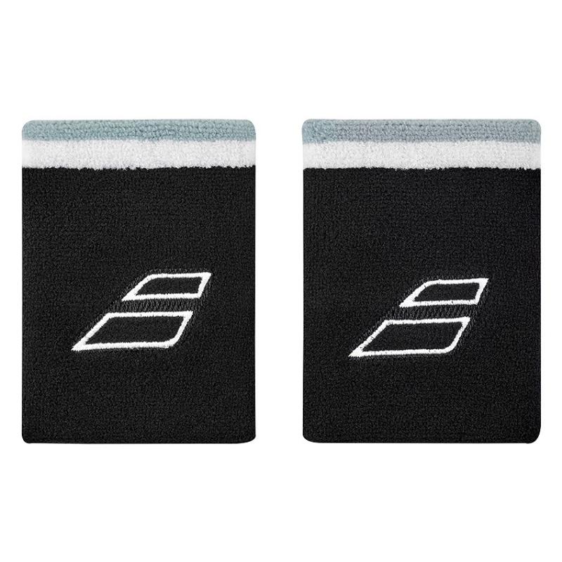 MuÃ±equeras Babolat Terry Jumbo Negro Blanco 2 Unidades