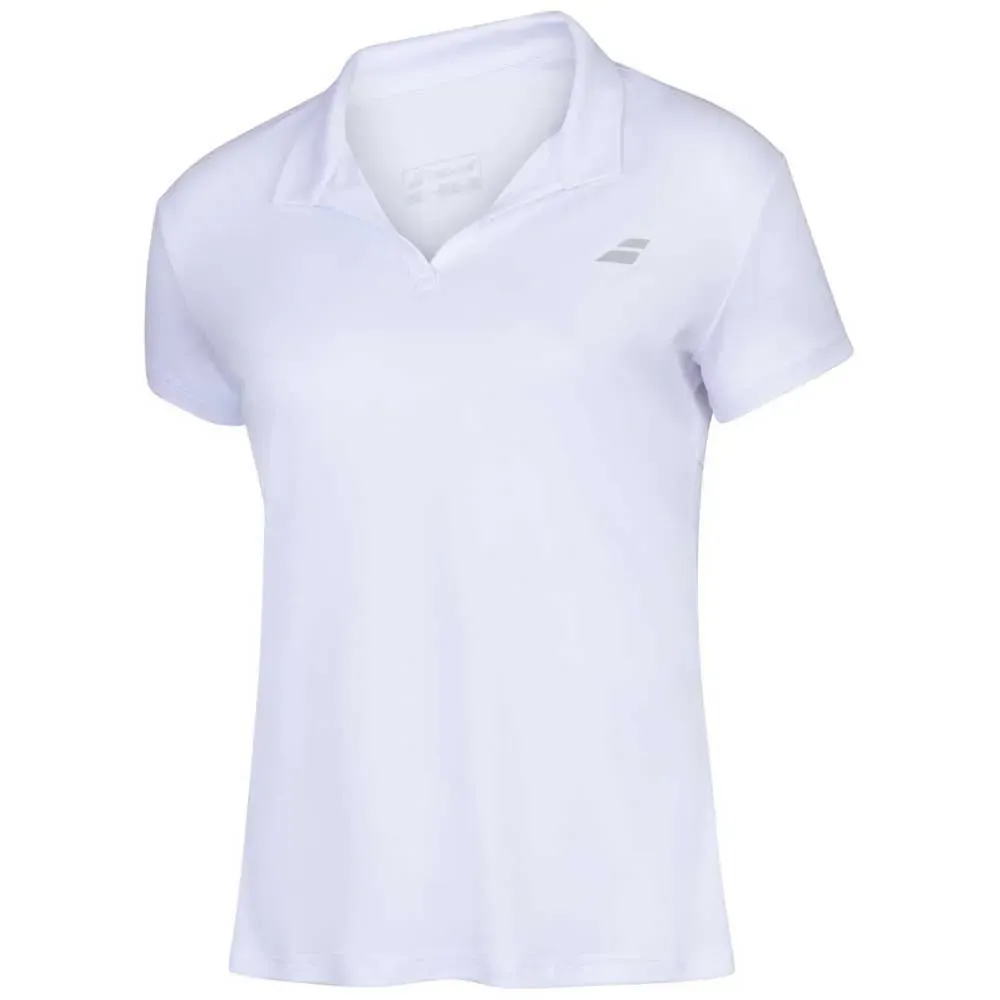 Polo Babolat Play Blanco Mujer