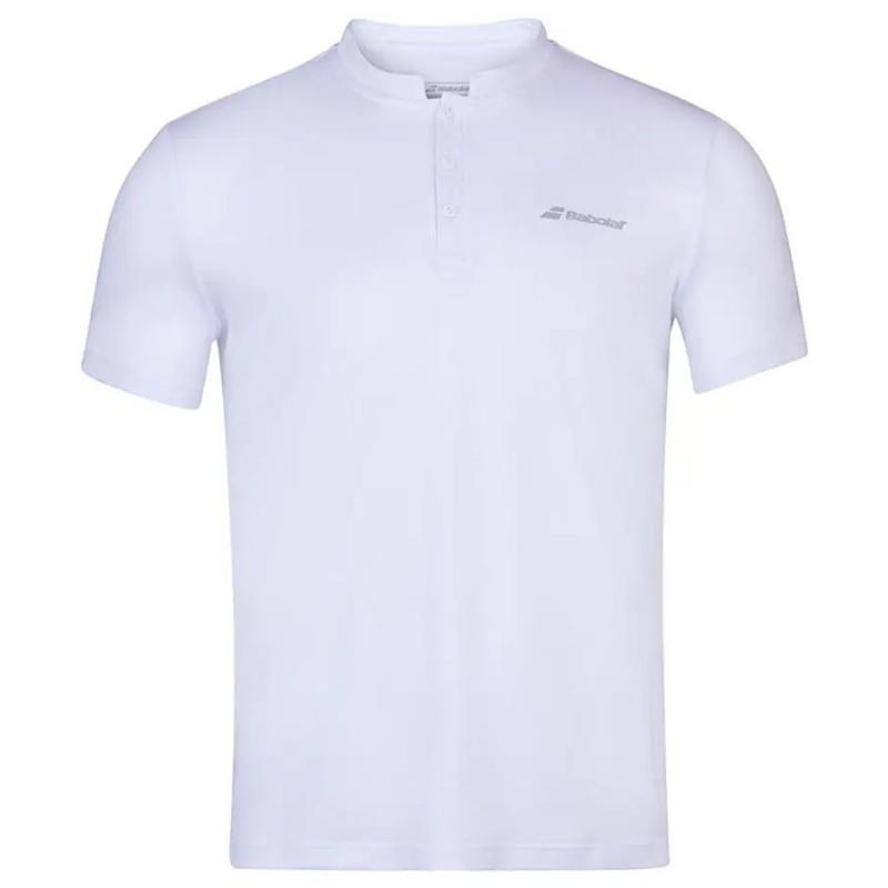 Polo Babolat Play Blanco Gris Junior