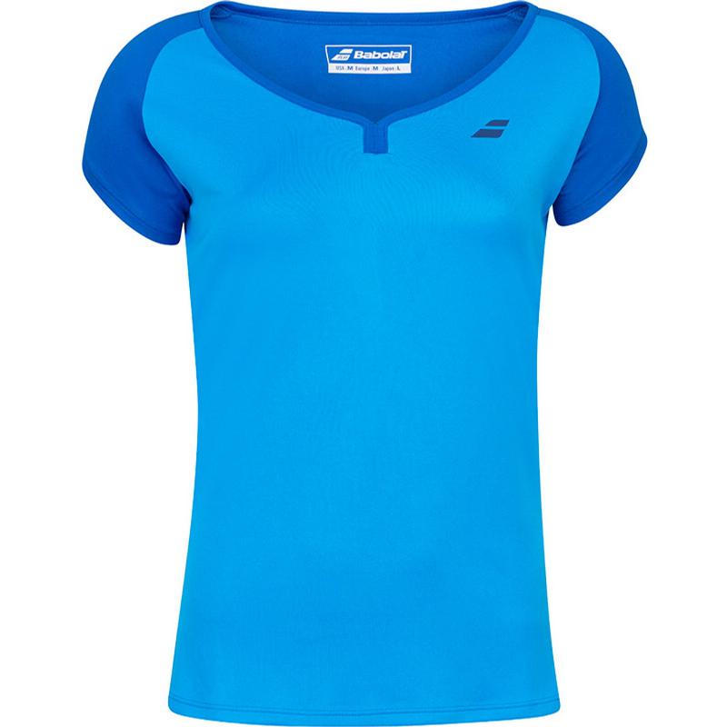 Camiseta Babolat Play Capsleeve Azul Junior