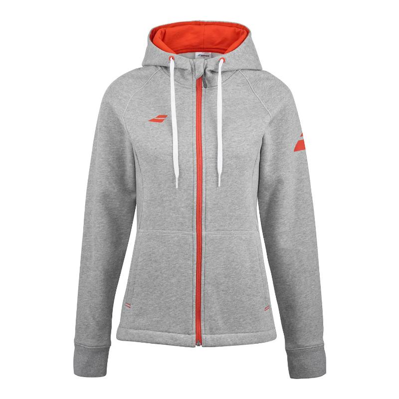 Chaqueta Babolat Exercise Gris Jaspeado Mujer