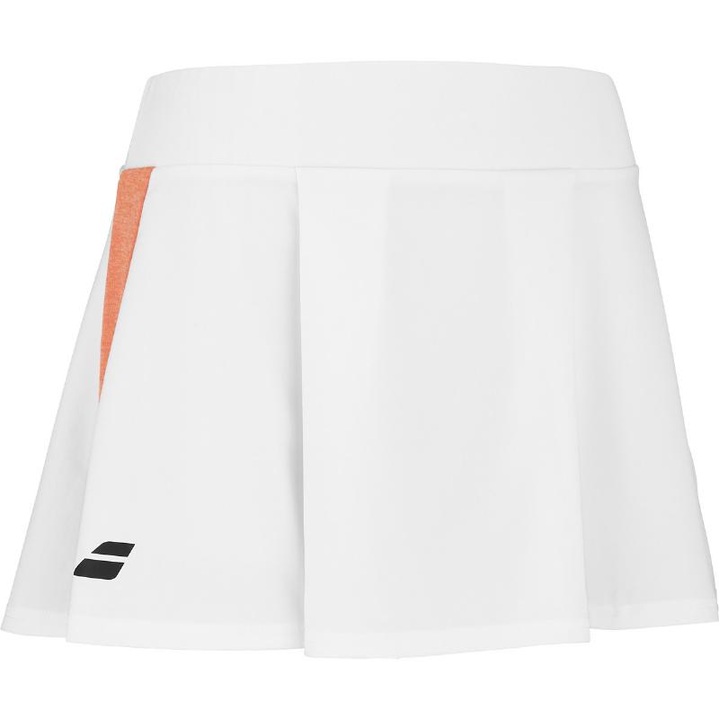 Falda Babolat Play Blanco Naranja