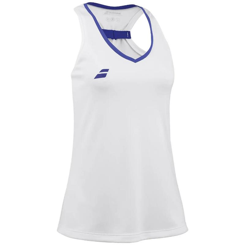 Camiseta Babolat Play Blanco Junior