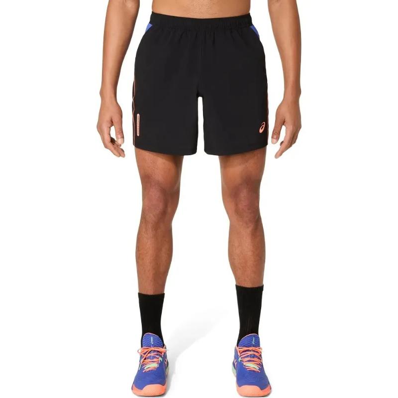 Short Asics Court 7IN Negro Cobalto