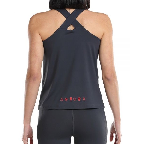 Camiseta Bullpadel Dilos Gris Mujer