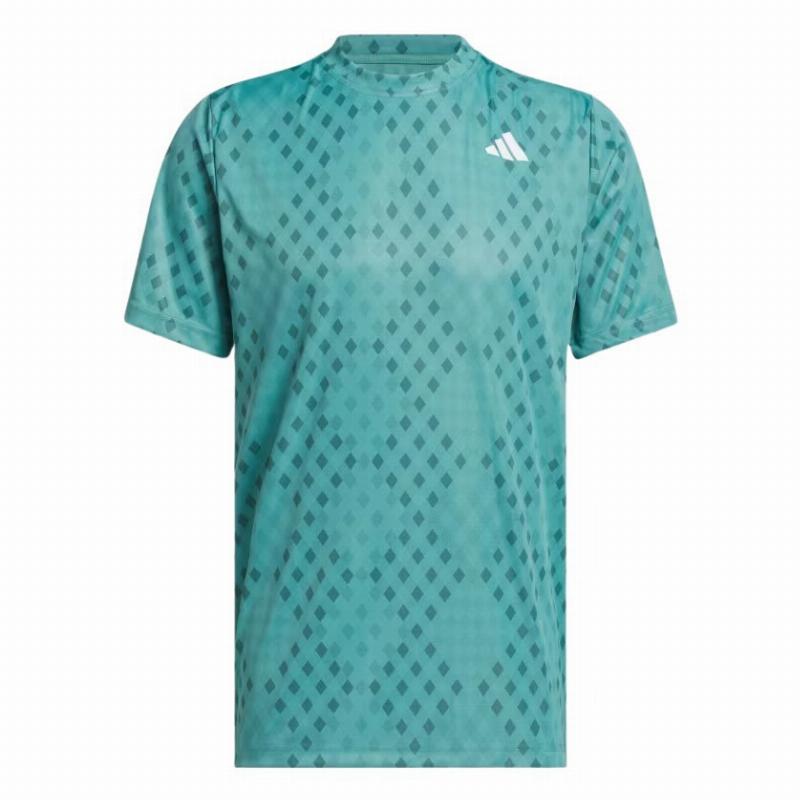 Camiseta Adidas Club Graphic Azul Teal