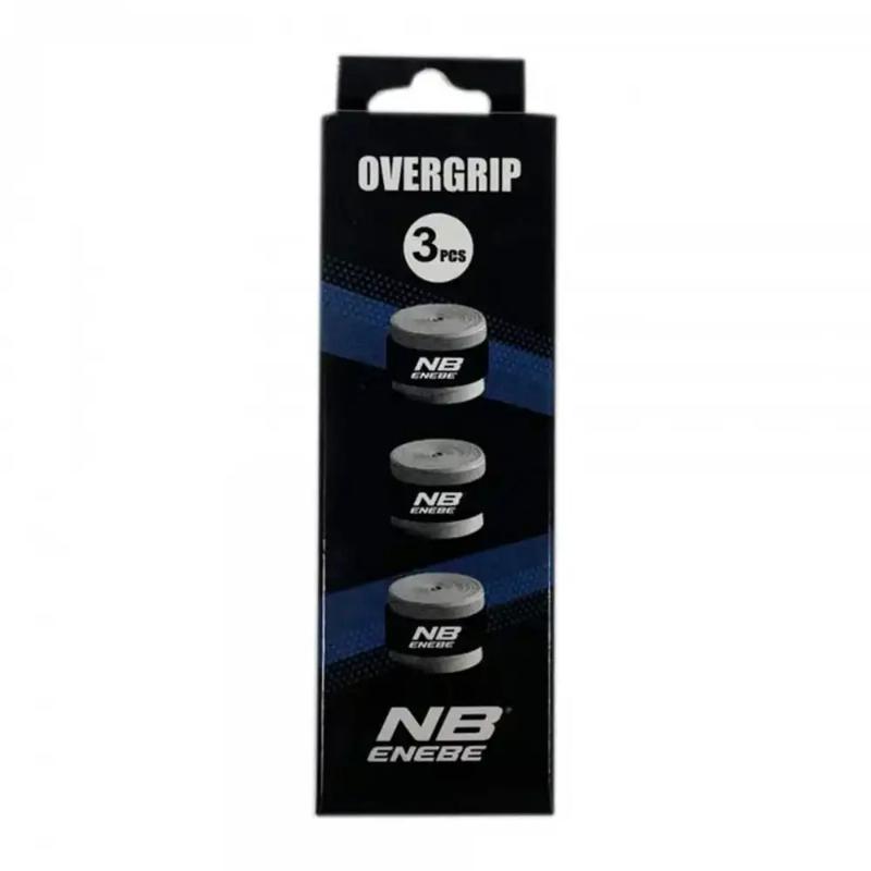 Overgrips Enebe Liso Negro 3 Unidades