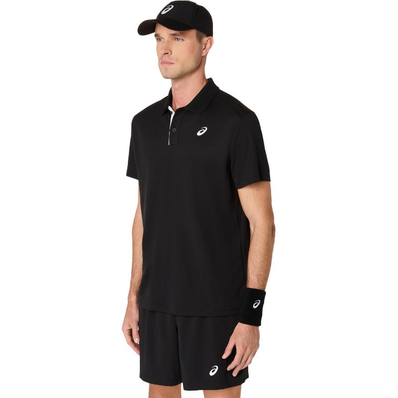 Polo Asics Court Negro
