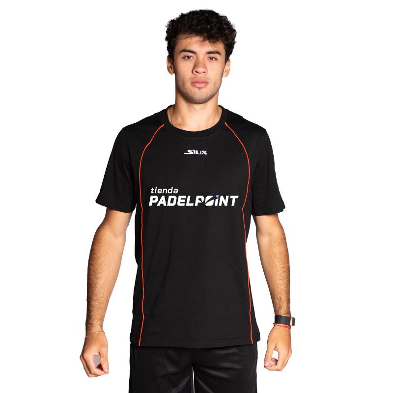 Camiseta Siux Leo Augsburger Fenix Negro Naranja