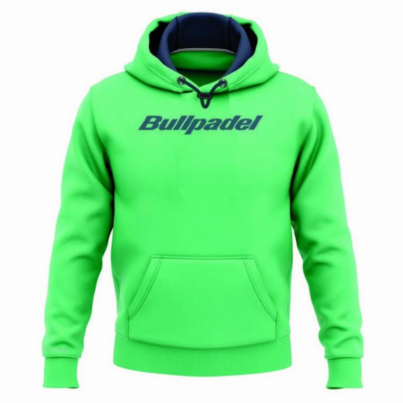 Sudadera Bullpadel Breco Verde Fluor