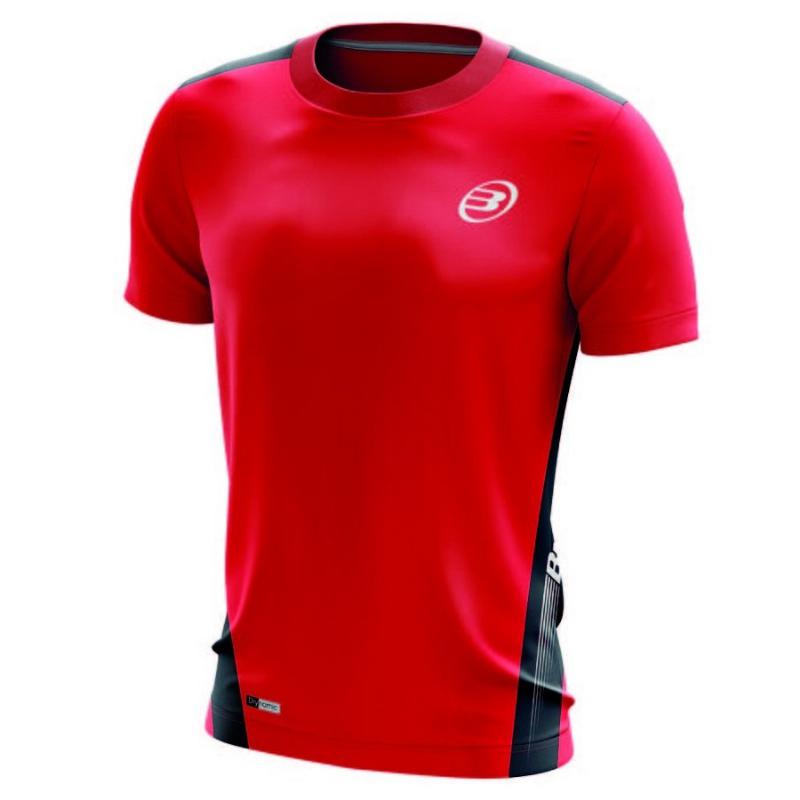 Camiseta Bullpadel Bromo Rojo Junior