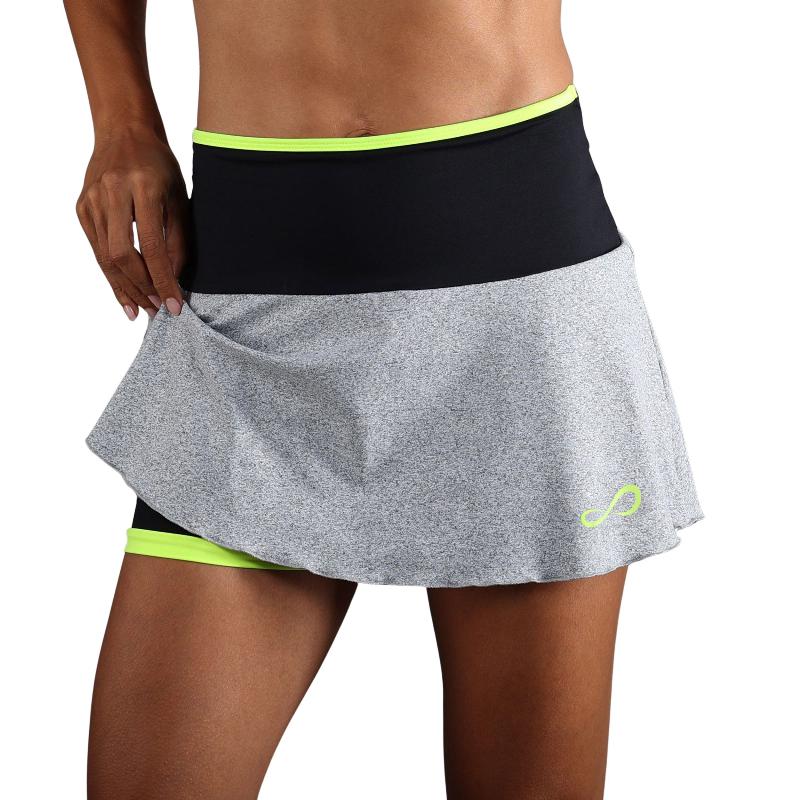 Falda Endless Mile Gris Chine