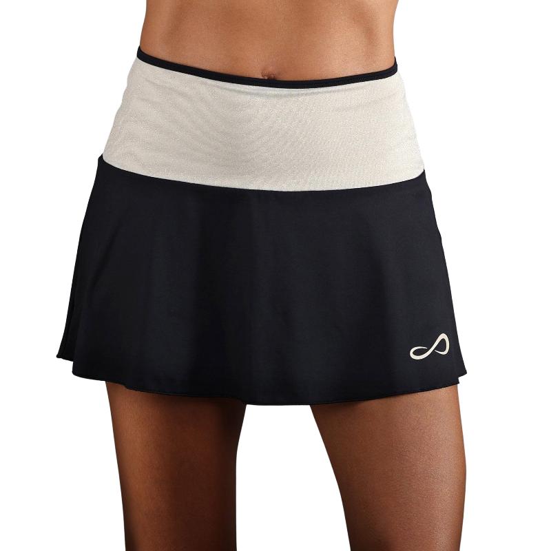 Falda Endless Mile Negro Dorado