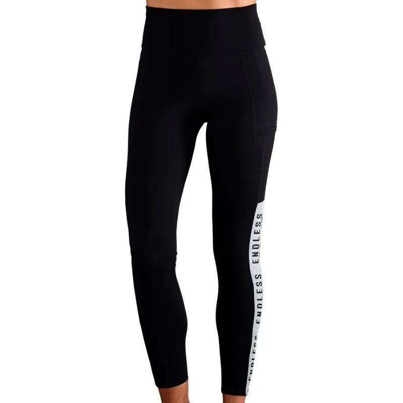 Mallas Endless Syncro Negro Gris Chine