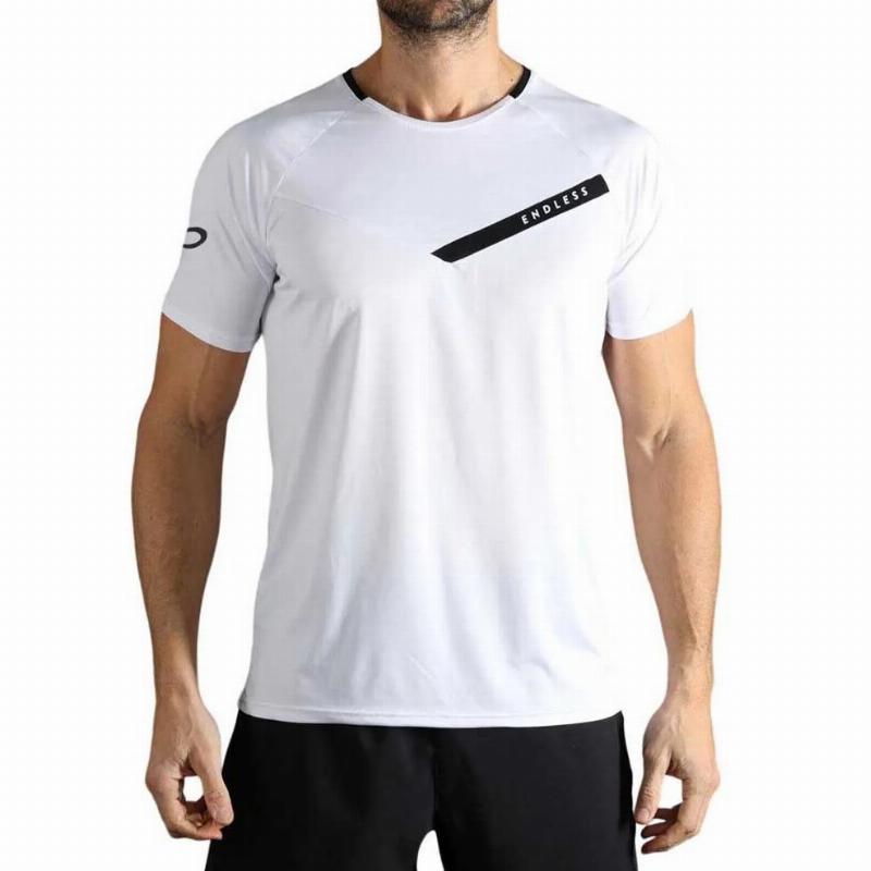 Camiseta Endless Tracer Blanco Negro
