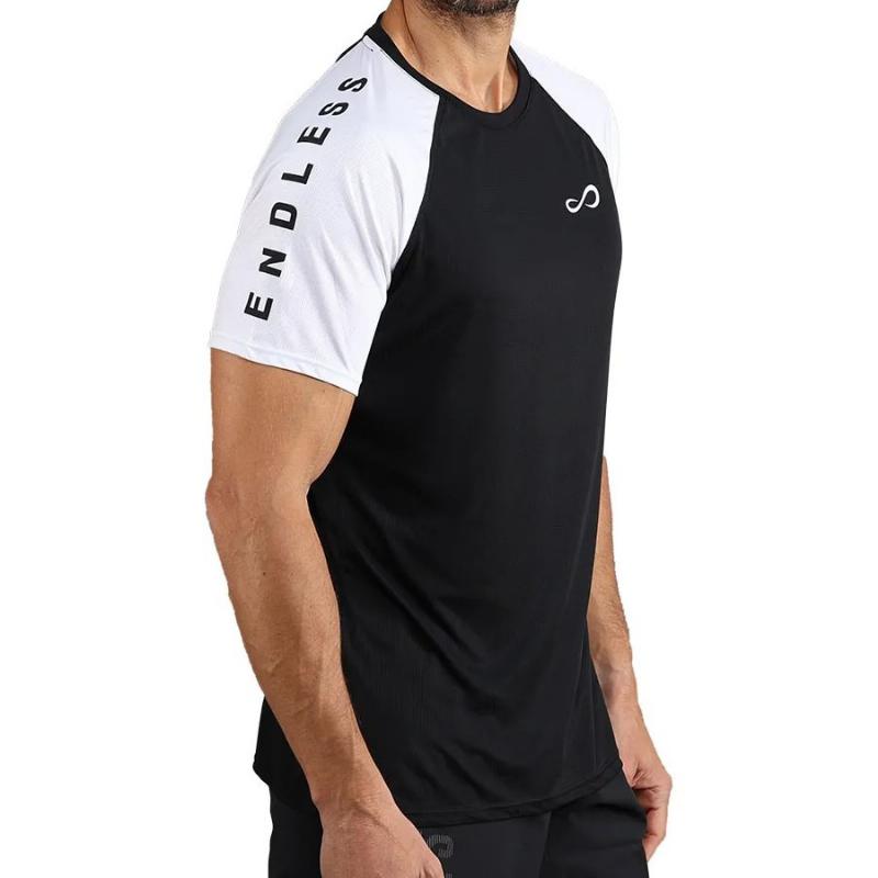 Camiseta Endless Feisty Iconic Negro Blanco