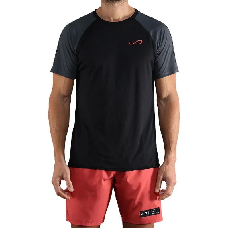Camiseta Endless Feisty Iconic Negro Titanium