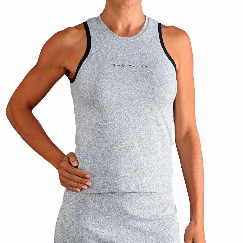 Camiseta Endless Essential Gris Chine