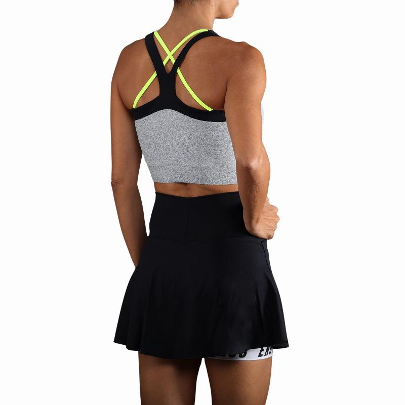 Top Endless Crop Gris Chine