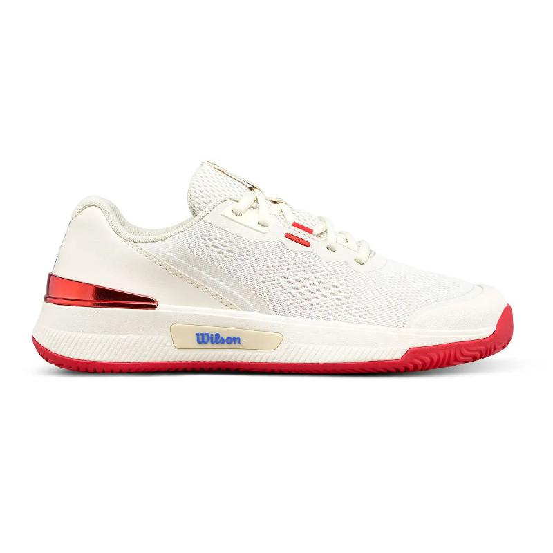 Zapatillas Wilson Intrigue Pro Tofu Rojo Mujer