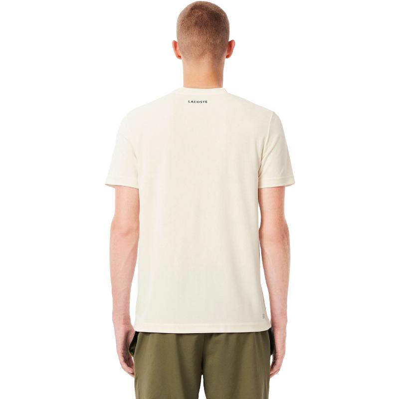 Camiseta Lacoste Tenis Ultra Dry Blanco Roto