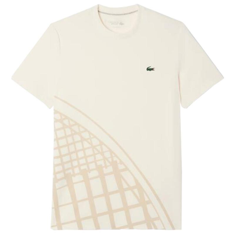 Camiseta Lacoste Tenis Ultra Dry Blanco Roto