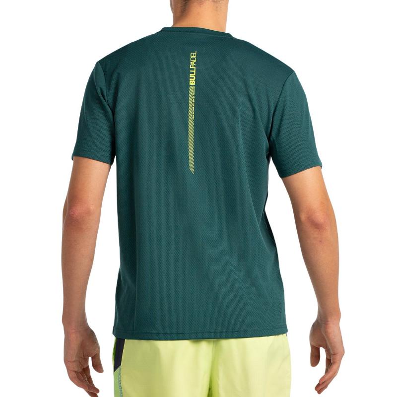 Camiseta Bullpadel Ladra Verde Oscuro