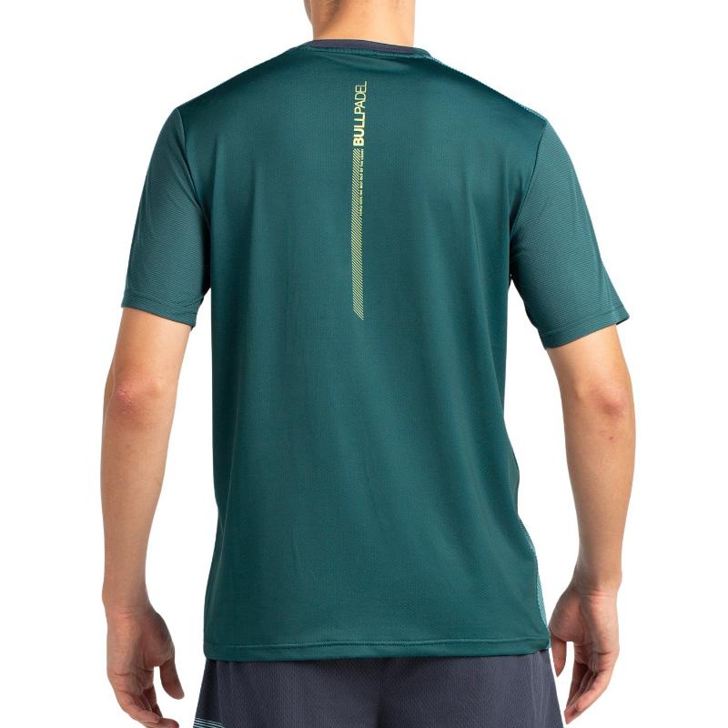 Camiseta Bullpadel Lagar Verde Oscuro