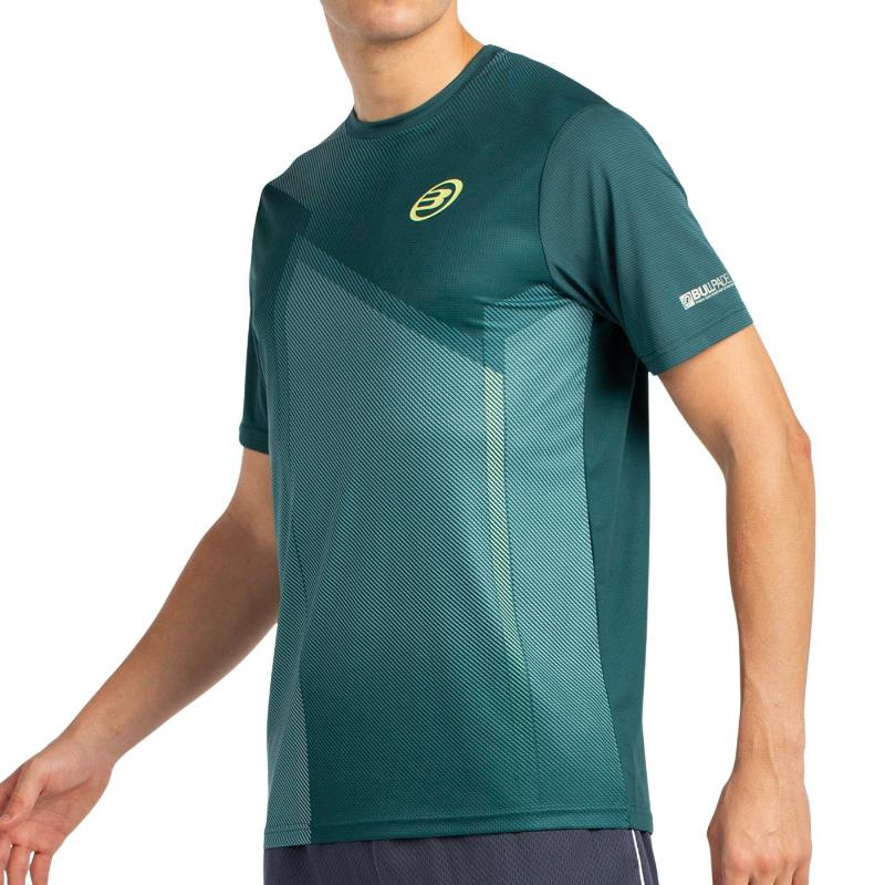 Camiseta Bullpadel Lagar Verde Oscuro