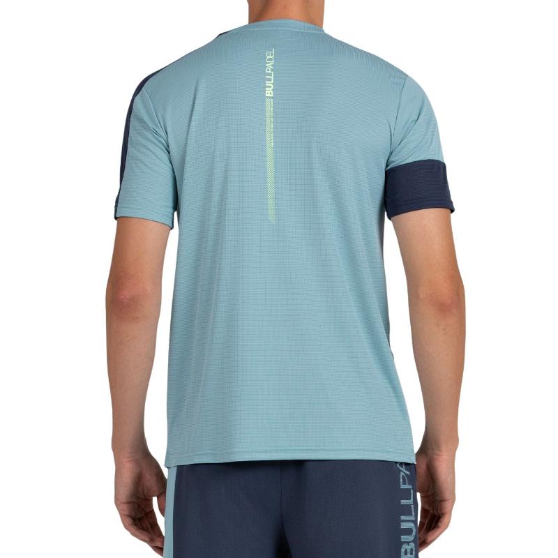 Camiseta Bullpadel Leido Verde Azulado