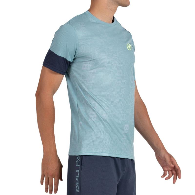 Camiseta Bullpadel Leido Verde Azulado