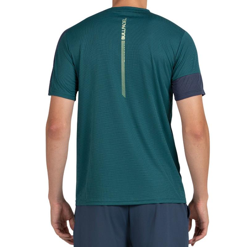 Camiseta Bullpadel Leido Verde Oscuro