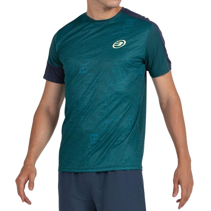Camiseta Bullpadel Leido Verde Oscuro