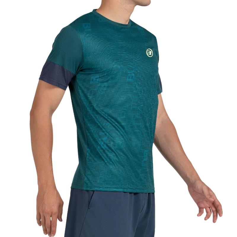 Camiseta Bullpadel Leido Verde Oscuro