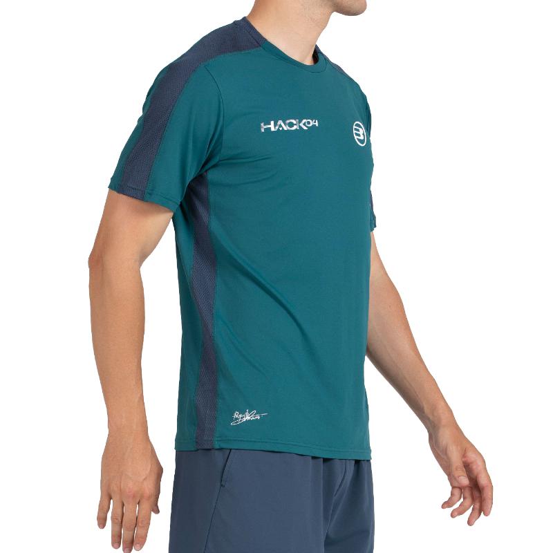 Camiseta Bullpadel Paquito Navarro 25I Verde Oscuro