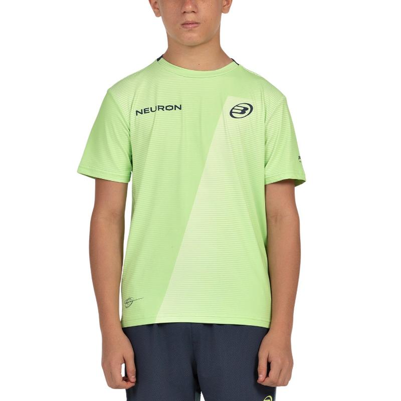 Camiseta Bullpadel Fede Chingotto 25I Limon Junior